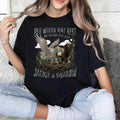 Her Wings May Rest But Her Love Still Flies Jackie & Shadow Memorial Shirt, In Loving Memory Hoodie, Custom Photo Tribute Sweatshirt