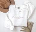 Embroidered Grandma Est Sweatshirt - Personalized Mother's Day Gift