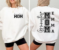 Custom Gymnastics Mom Sweatshirt, Personalized Gymnast Gift