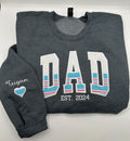Embroidered Mom Baby Hospital Blanket Fleece Sweatshirt - Arched Design
