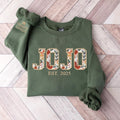 Custom Embroidered Jojo Sweatshirt, Jojo Floral Applique Sweatshirt, Grandma Sweatshirt, Gifts For Nana, Grandma Gifts, Mothers Day Gifts