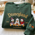 Embroidered Halloween Ghost Sweatshirt, Magical Land WDW 1955 Crewneck, Spooky Season Shirt, Family Holiday Gift