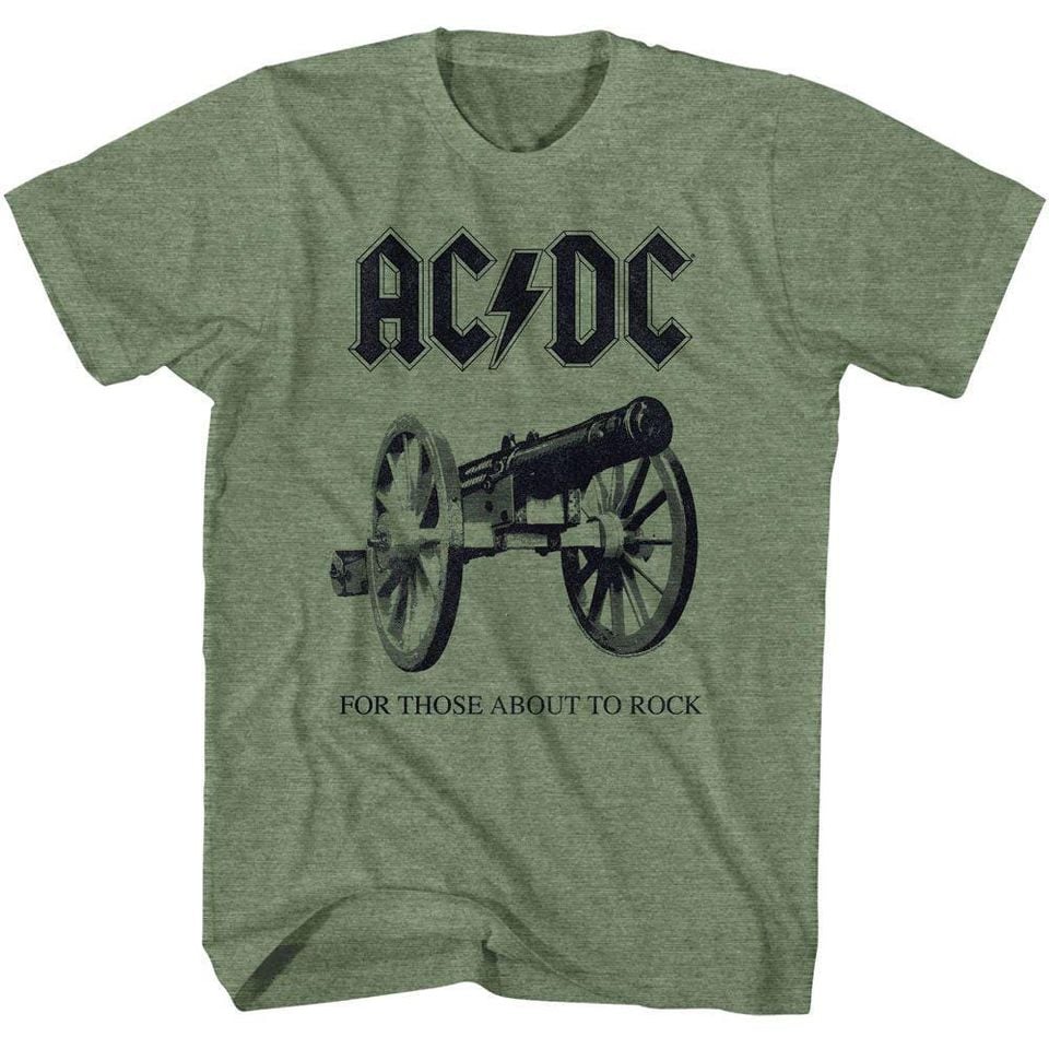 AC-DC - AC-DC about to rock again adult shirt