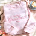 Embroidered In My Grandma Era Sweatshirt: New Grandma Gift