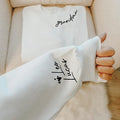 Custom Grandma Sweatshirt: Grandkids Names on Sleeve, Personalized Grammy Gift