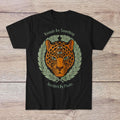 Animals Are Invented By Plants | Terence McKenna Trippy Minhwa Leopard Print | Nature Climate Evolution Science | Jungle Visionary Tshirt