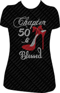 Chapter 50 & Blessed Rhinestone Birthday Shirt