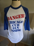 Vintage Chicago Cubs Fan Raglan T-Shirt