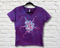 Moonburst Magic Batik T-Shirt - Women’s Hand Painted Batik Shirt - Size Medium