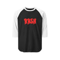 Rash Unisex Raglan Shirt, Retro Sporty Style