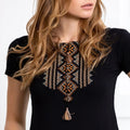 Ukrainian Embroidered T-shirt ( vyshyvanka) in ethno style, short sleeve ,good price!!!