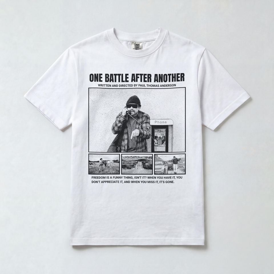 One Battle After Another Movie T-shirt | Paul Thomas Anderson Shirt