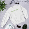 Embroidered Matcha Girl Sweatshirt | Cozy Green Tea Lover Sweatshirt | Cute Matcha Aesthetic Apparel | Gift for Matcha Fans