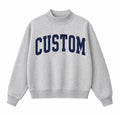 Custom Fleece Lined Mockneck, Gift for Mom, Comfy personalized Mockneck pullover sweater