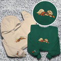 Personalized Arcanine Embroidered Sweatshirt Majestic Fire Wolf Hoodie Custom Name Shirt Cozy Unisex Crewneck Sweater Arcanine Gifts