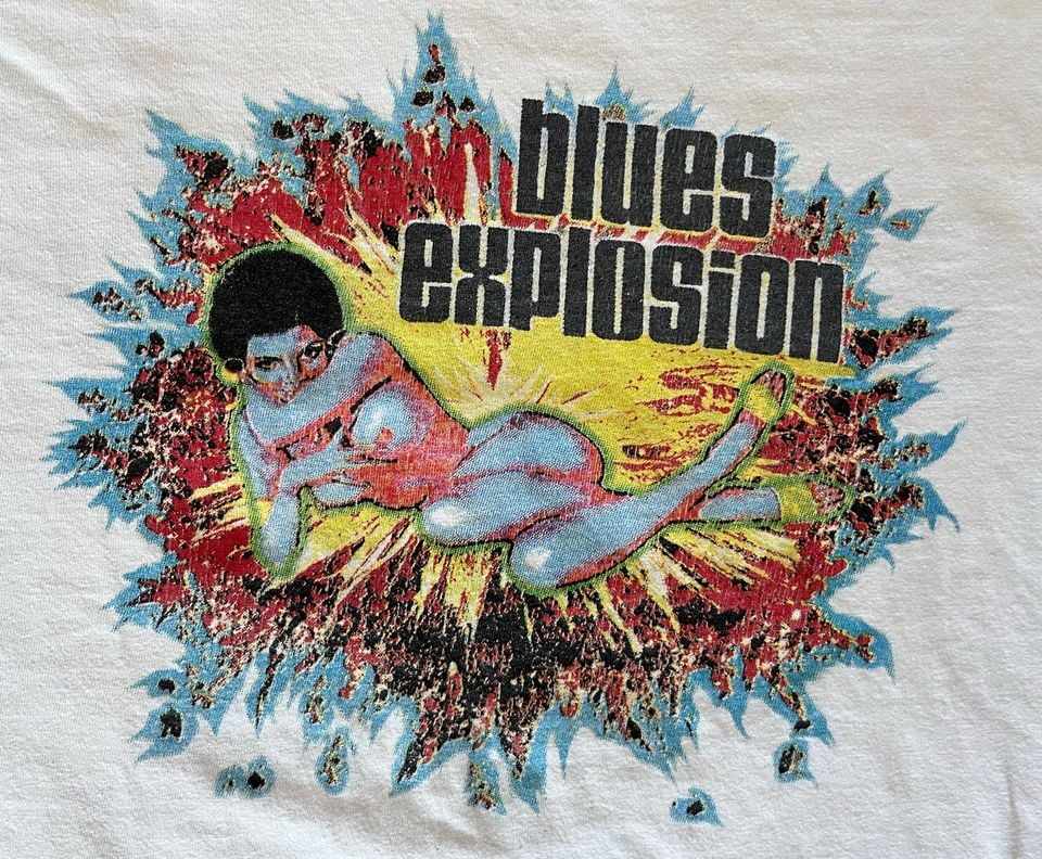 The Jon Spencer Blues Explosion Vintage Tour Merch T-Shirt (1993) Front and Back Printing