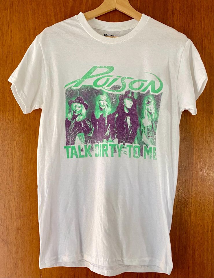 Poison Talk Dirty to Me TShirt S NWOT