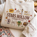 Stars Hollow Embroidered Sweatshirt, Gilmore Inspired Crewneck, Cozy Fall Embroidery Shirt, Connecticut Coffee Lover Gift, Gilmore Fan Gift
