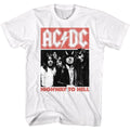 AC-DC Highway to Hell Adult White Shirts