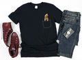 Bearded Dragon Shirt Pocket Lizard Shirt Adult Pet Reptile Premium Unisex T-Shirt