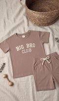 Big Bro Club Embroidered Tshirt, Sibling Reveal Outfit, Sibling Reveal Outfit Tshirt for Sibling Announcement, Gift for Baby