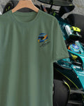 Alonso 2025 Helmet Embroidered T-Shirt: Formula 1 Fan Gift