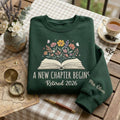 Embroidered Teacher Retirement Shirt, A New Chapter Begins Tshirt, Summer 2026 Retired Teacher Gift, Funny School’s Out Teacher Tee