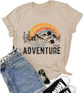 Women Mountain Adventure Workout Tanks Hiking Camping Graphic Athletic Sleeveless Funny Tee Tops