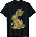 Bunny Patchwork Camo Rabbit Happy Easter Day 2026 Fun Wear T-Shirt