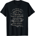 Motivational Inspirational Literature Quotes Design Emerson T-Shirt