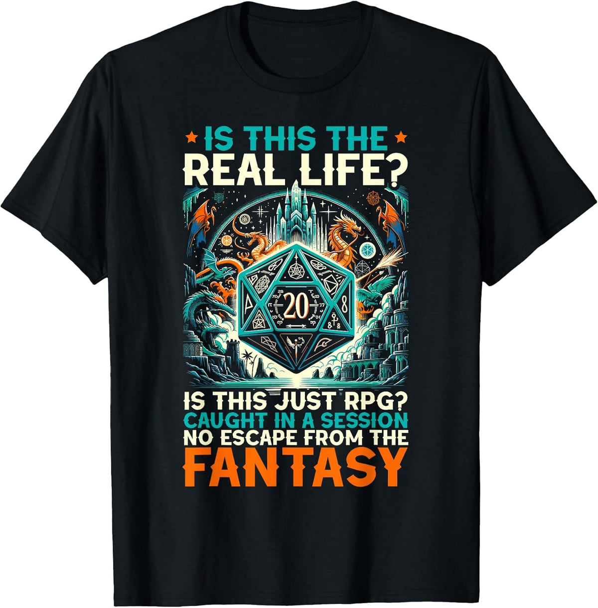 Role Playing Game RPG Master D20 Tabletop Funny RPG Gamer T-Shirt