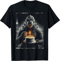 Japanese Monster Birthday Cake Funny Party Women Men Kids T-Shirt