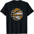 Motivational Quote Basketball Inspiring Words T-Shirt