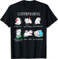 Retro Cat Affirmation Inspirational Quote Positive Cat Owner T-Shirt