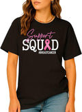 Breast Cancer Warrior Support Squad Shirt, Cancer Gifts for Women, Breast Cancer Warrior Shirt Women, Cancer Awareness Shirts