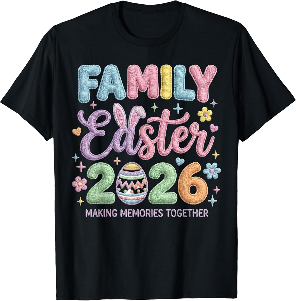 Family Easter 2026 Making Memories Together Matching T-Shirt