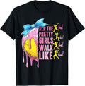 All The Pretty Girls Walk Like This Softball Lover Sport Fan T-Shirt