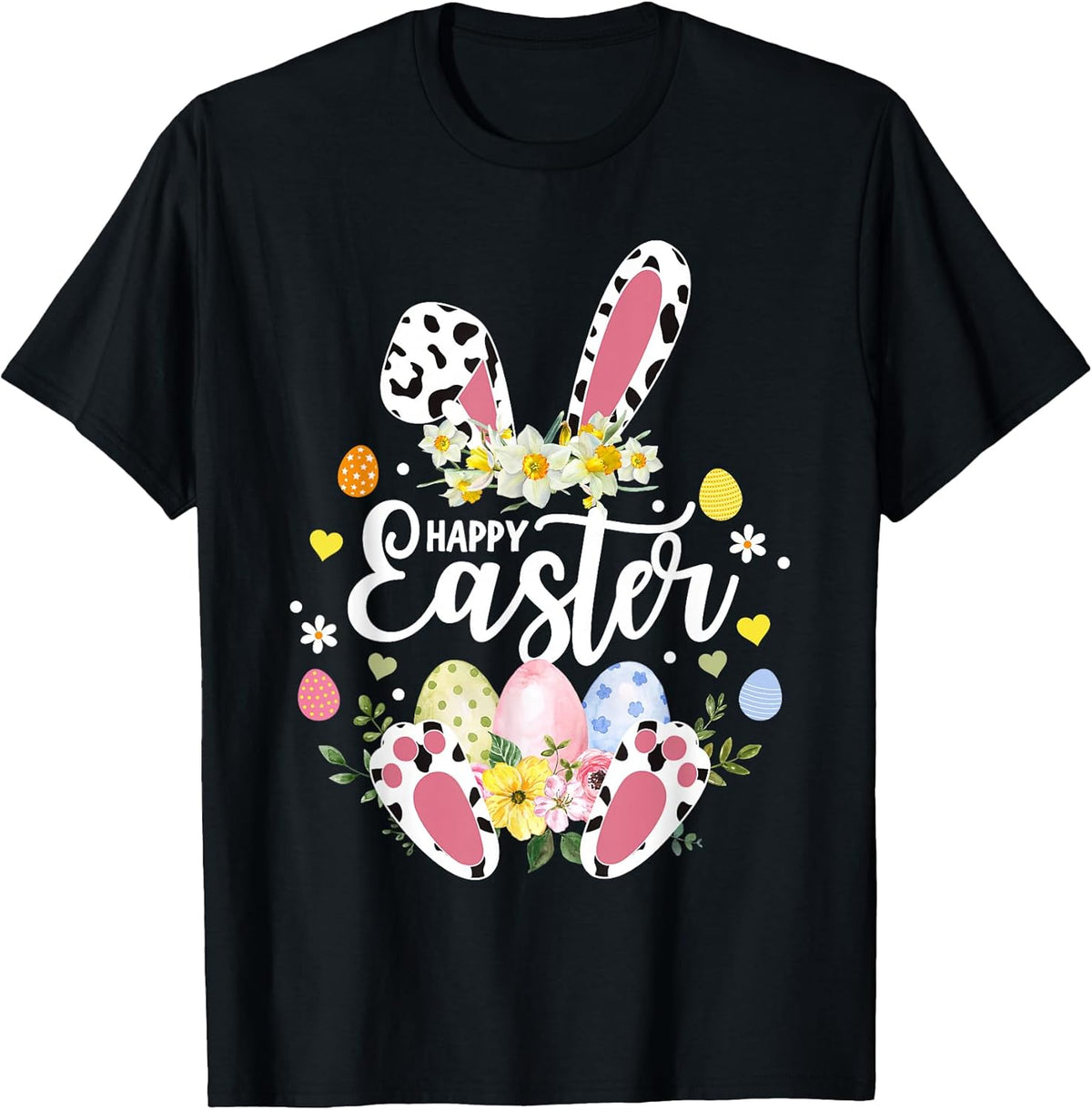Happy Easter Bunny Leopard Easter Egg Hunt Squad Easter 2026 T-Shirt