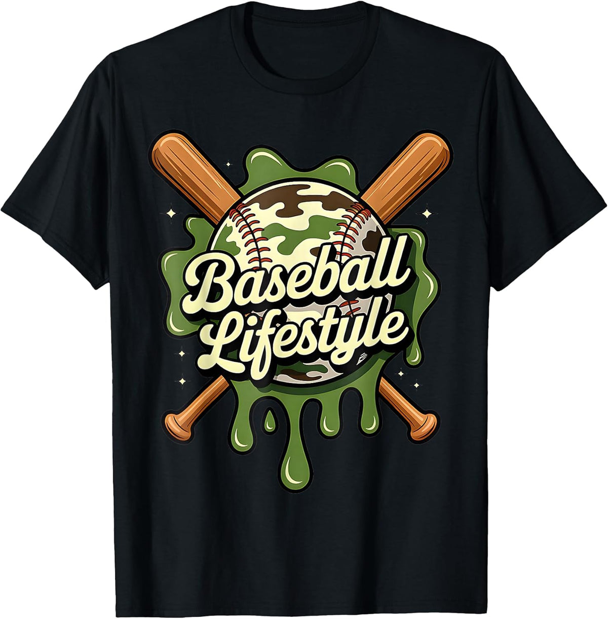 Baseball Life Style 101 Apparel Youth Drip Baseball Boys Kid T-Shirt