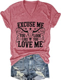 Excuse me You Look Like You Love Me Shirts Vintage Cow Skull T Shirt Country Music Graphic Tees Short Sleeve Tops