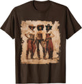 Vintage Black African American Cowgirl Western Country Rodeo T-Shirt