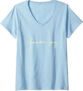 Womens Choose Joy - Uplifting, Motivational - Choosing Joy V-Neck T-Shirt