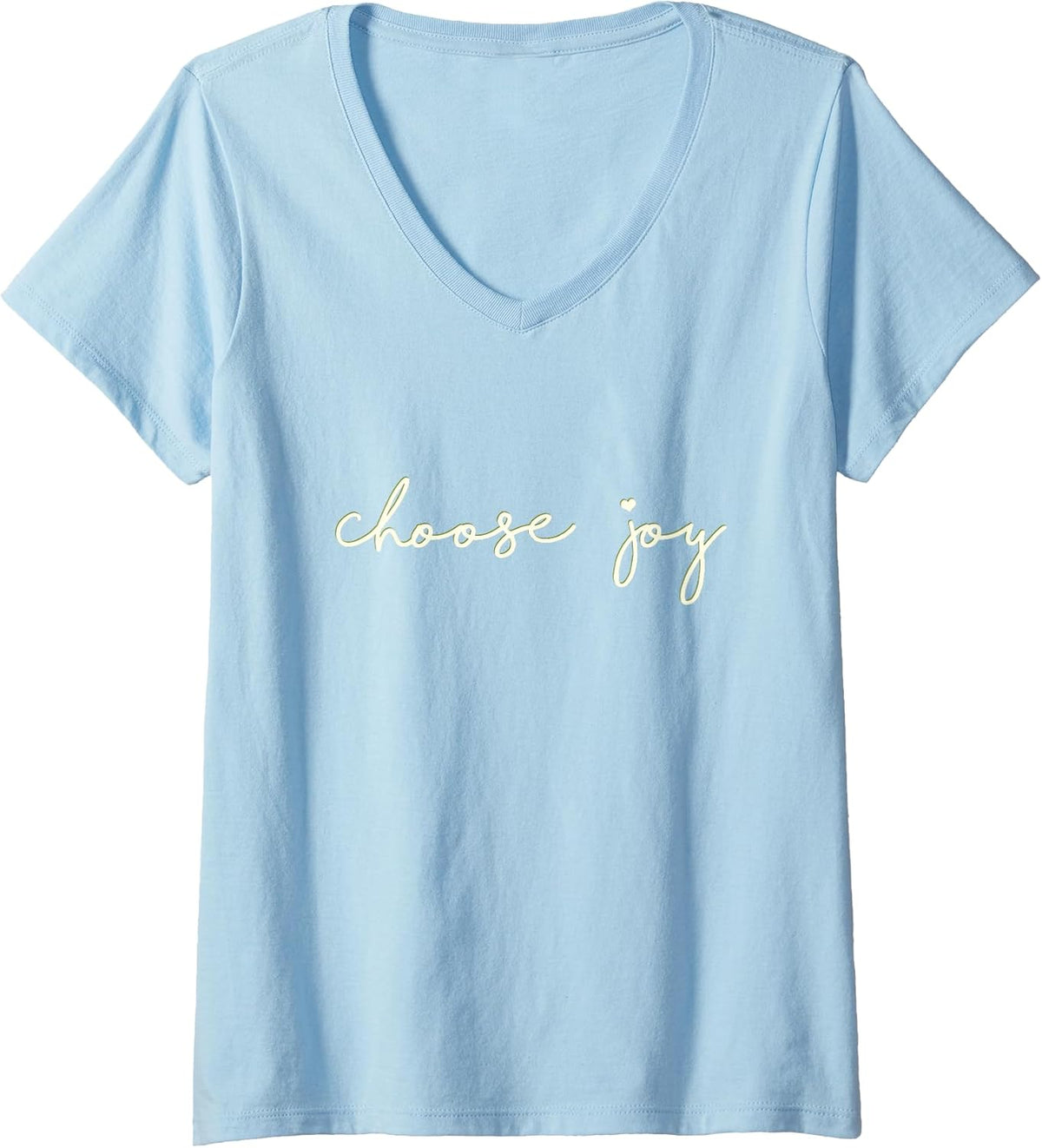 Womens Choose Joy - Uplifting, Motivational - Choosing Joy V-Neck T-Shirt
