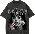 Men's Graphic T Shirt Figure Letter Print Short Sleeve Vintage Tee Tops