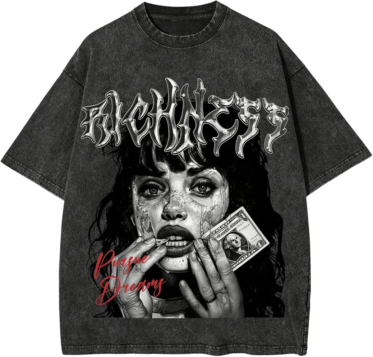 Men's Graphic T Shirt Figure Letter Print Short Sleeve Vintage Tee Tops