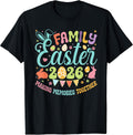 Family Easter 2026 Making Memories Together Funny Bunny Eggs T-Shirt