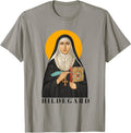 St. Hildegard of Bingen Inspirational Quote Design T-Shirt