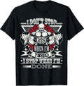 Fitness Motivational Gym Workout Bodybuilding Bodybuilder T-Shirt Small