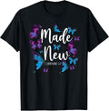 Christian Bible Verse Quote Butterfly 2 Corinthians 5:17 T-Shirt