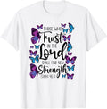 Christian Bible Verse Quote Butterfly Isaiah 40:31 T-Shirt